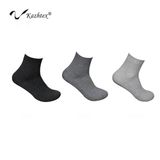 Anti-Bacterial and Anti-Odour Cotton Ankle Socks with Silver Fiber for Business Men