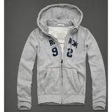 Sport Hoodie Sweatshirt Grey Leisure Sport Shirt for Male