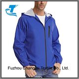 Men's Outdoor Waterproof Lightweight Mesh Lining Hoodies Rain Jacket