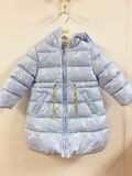 Lovely Star Moon Print Long Padded Little Girls Jacket