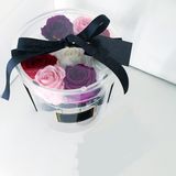 Different Design Round Acrylic Packaging Box for Flowers
