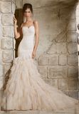 2016 Mermaid Organza Bridal Wedding Dresses Wd5369