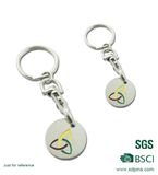 China Supplier Custom Trolley Coin with Keychains