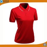 Custom Ladies Polo Shirts Cotton Stretch Plain T-Shirts