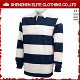 New Design Adult High Quality Long Sleeve Cotton Rugby Jersey (ELTRJJ-134)