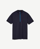 Men's Short Sleeves Polo Shirt with Zipper