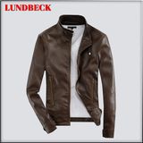 Men's High Quality PU Jacket Fashion Coat