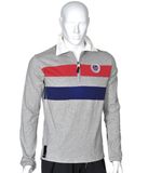 2015 Fashion Men's Cotton Long Sleeve Polo T-Shirt