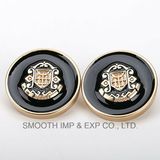 Wholesale Fashion Promotion Logo Metal Nickle Shank Button Garment Accessory