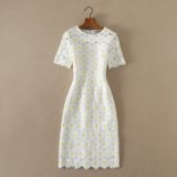 Latest White Lace Dress Beautiful for Ladies