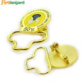 High Quality Pin Badge with Plating Gold