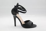 Ankle Strap PU Upper Fashion Lady Shoes High Heel Sandal