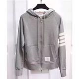 Thin Cotton High Quality Wholesale Zipper Plain Hoodie for Men