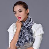 Lady Fashion Rex Rabbit Fur Big Winter Scarf (YKY4399)