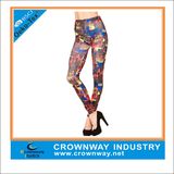 Chic Sublimation Printing Yoga Leggings for Women