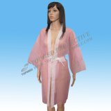 Short Sleeve Disposable Nonwoven SPA/Sauna Kimono (SWS0524)