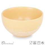 13.5cm Beige Korean Cereal Bowl for Restaurant