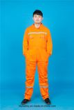 65% Polyester 35%Cotton Long Sleeve Safety Coverall Workwear with Reflective (BLY1017)