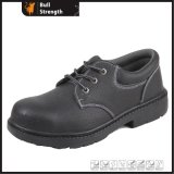 Industrial Leather Safety Shoes with Rubber Sole (SN5198)