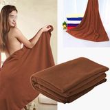 Hot Durable Brown Fast Drying Microfiber Bath Towel