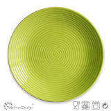 Custom Swirl Stoneware Salad Plate