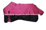 Winter Warm Filled Waterproof Ripstop Polyester Turnout Horse Blanket (SMR1761)