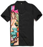 Party Club Wear UK Designs Cowboy Mens Button up Sailor Shirt