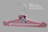 Children Printed Hanger with Cartoon, Pink, New Design