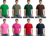Custom Round Neck Cotton Men Plain T Shirt