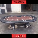 2017 New Custom Design Oval Disk Feet 2 Generation Upgrade Texas Poker Table (YM-TB017)