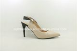 Sexy High Heels Leather Ladies Shoe for Fashion Women