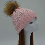 Fur POM POM Beanie Hats