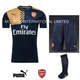 Training Football Kit Wear Navy Junior Shirt Shorts Socks