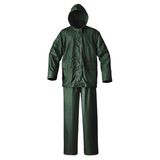 Mens Breathable Pongee Rainsuit Hunter Raincoat Trousers