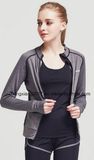 Hot Sale Running Sportswear Coat Fitness Zipper Women Yoga Clothing