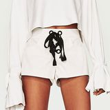 Ladies Fashion Casual Bandage Preppy Style Short Pants