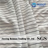 Textile Design Stripe Polyester/ Nylon and Cotton Organza Fabric for Lady's Dress