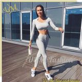 OEM Service Factory Fitness Legging Pants Short T Shirt Tracksuit