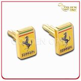 High Qulaity Customized Hard Enamel Gold Plated Finish Cufflink