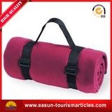 100% Polyester Polar Fleece Travel Blanket