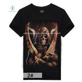 Factory Direct Fashion Short Sleeve 3D Printed Cotton Men T-Shirt