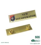 Metal Custom Printing Name Badges with Pins