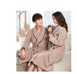 Promotional Couple Flannel / Coral Fleece/ Velvet / Flannel Bathrobe / Pajama / Nightwear