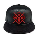 New Style Fashion PU Snapback Baseball Cap with Logo (GJ1706A)