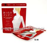 Stand up Plastic Garment Packaging Zipper Bag with Hanger