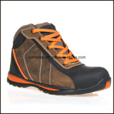 Genuine Leather Work Time Safety Shoes