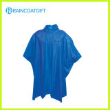 Waterproof Blue Plain PVC Rain Ponchos Rvc-097