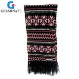 Fashion Jacquard Scarf with Tassel (Hjs06)