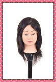 Human Hair Training Head 12inches Real Human Hair Mannequin Head