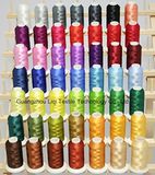 50 Cones 1100 Yards Each of Polyester Embroidery Thread